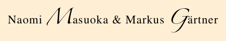 Naomi Masuoka & Markus G&auml;rtner 